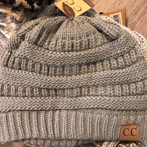 Grey c.c. Beanie
